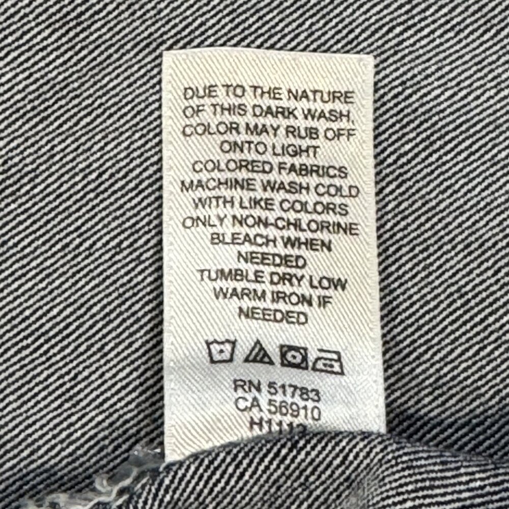 Maurices Womens Blue Denim Jean Jacket Size S Button Front Pockets Long Sleeve - Picture 14 of 14